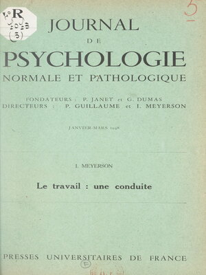 cover image of Le travail